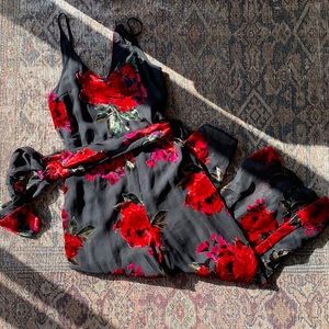 Stunning Anthropologie Floral Romper